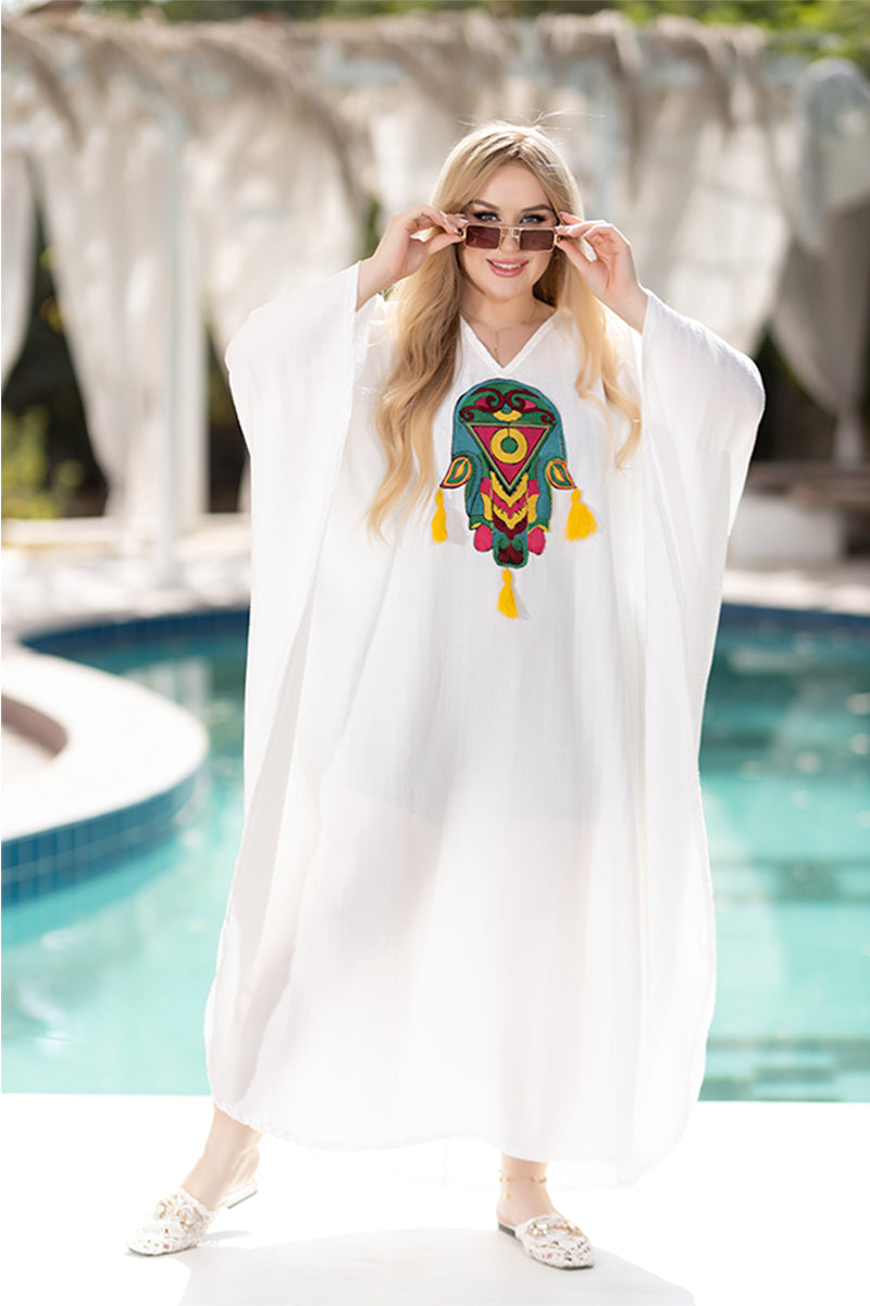 CY Dress with Oriental hand . HR