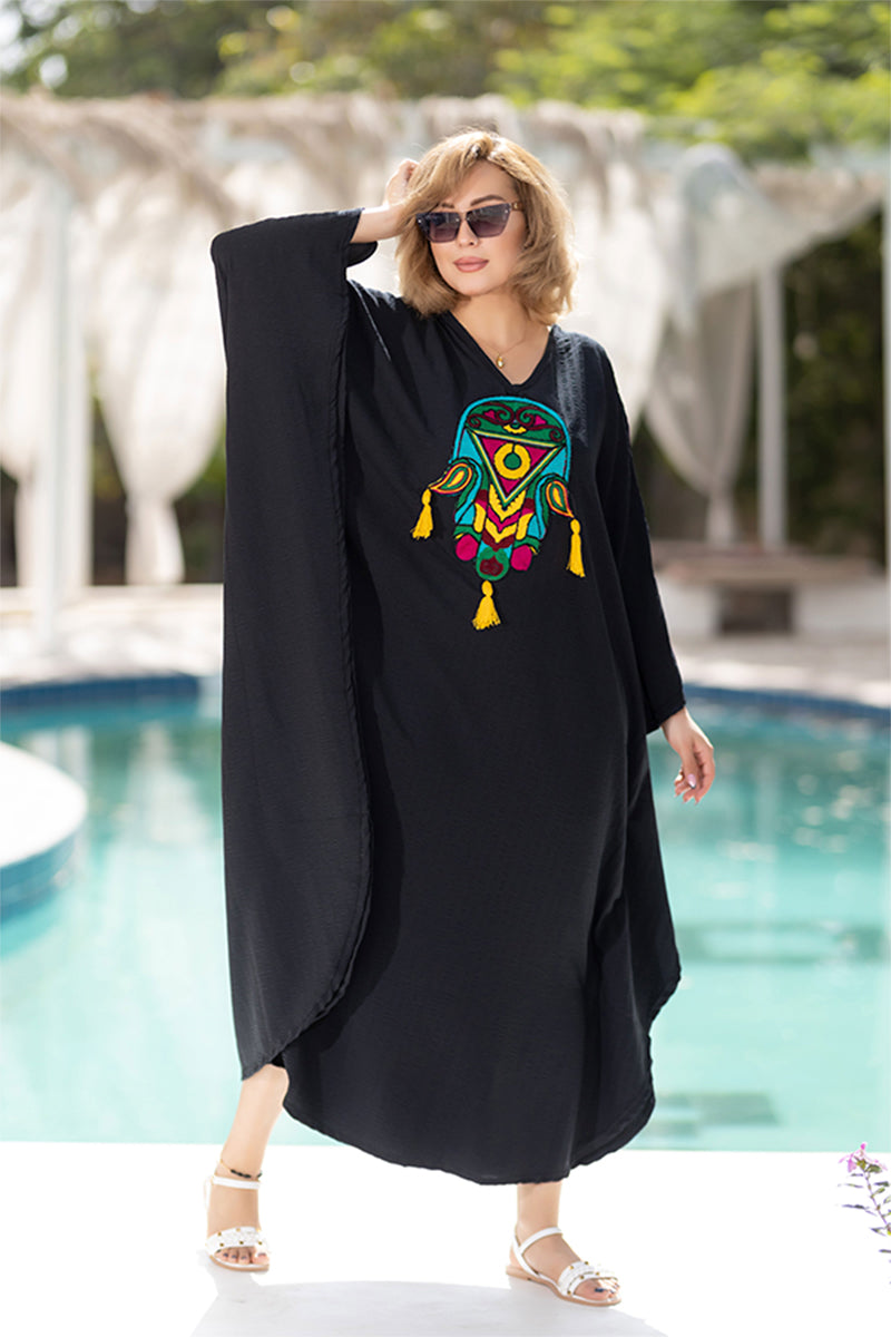 CY Dress with Oriental hand . HR