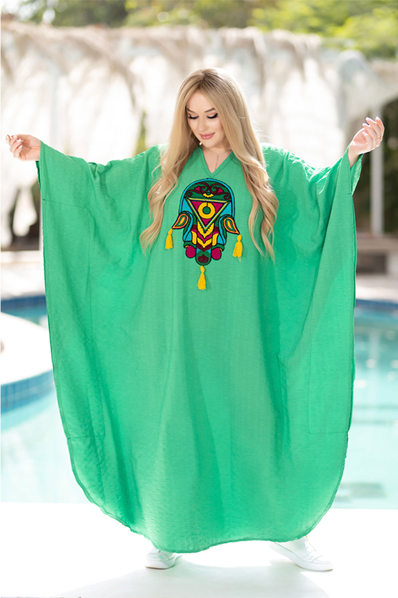 CY Dress with Oriental hand . HR