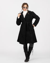 Winter Coat, Black Color