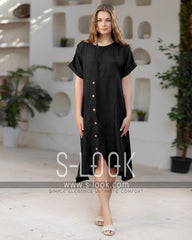 Mini Dress -ميني دريس كتان
