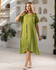 Mini Dress -ميني دريس كتان