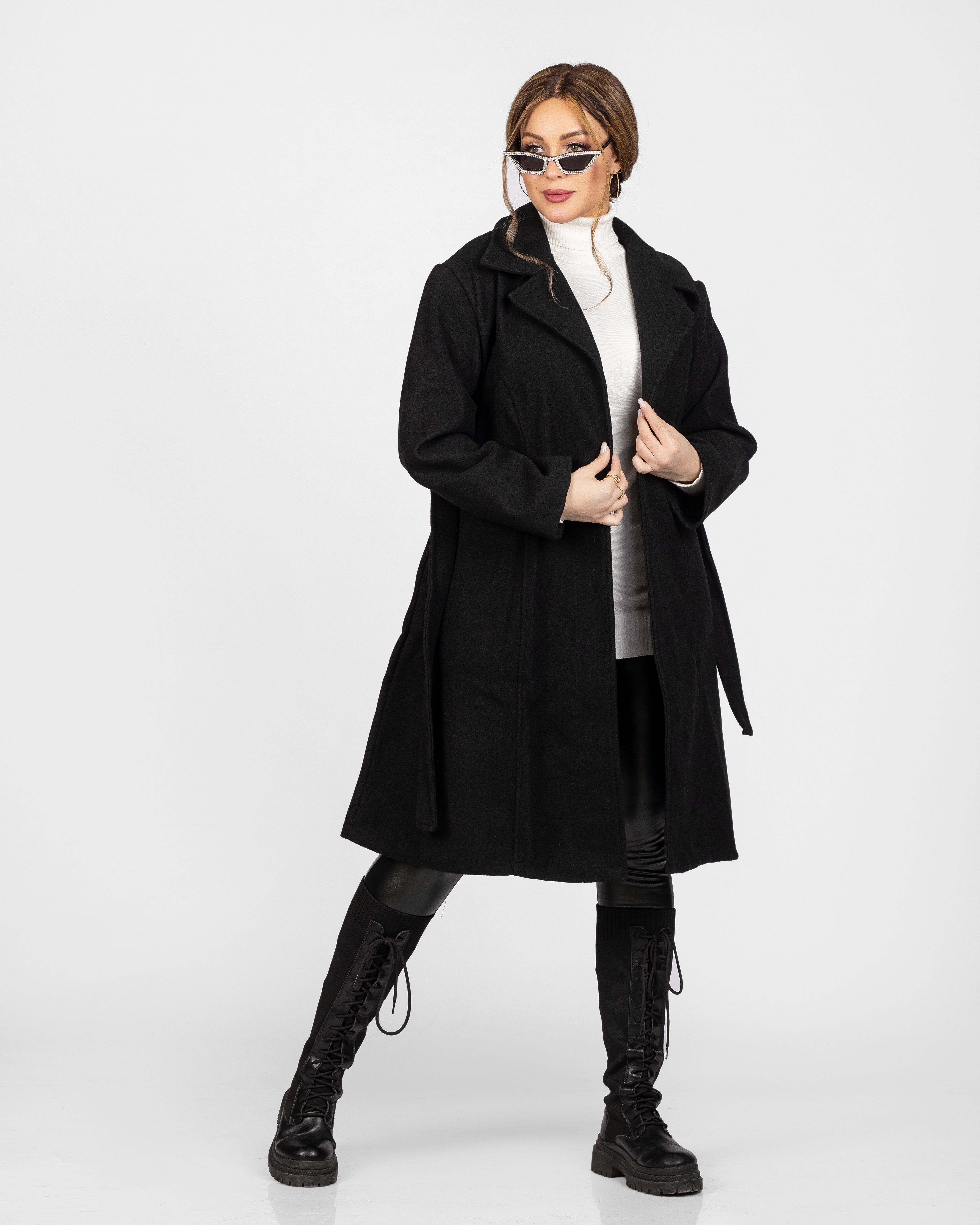 Winter Coat, Black Color