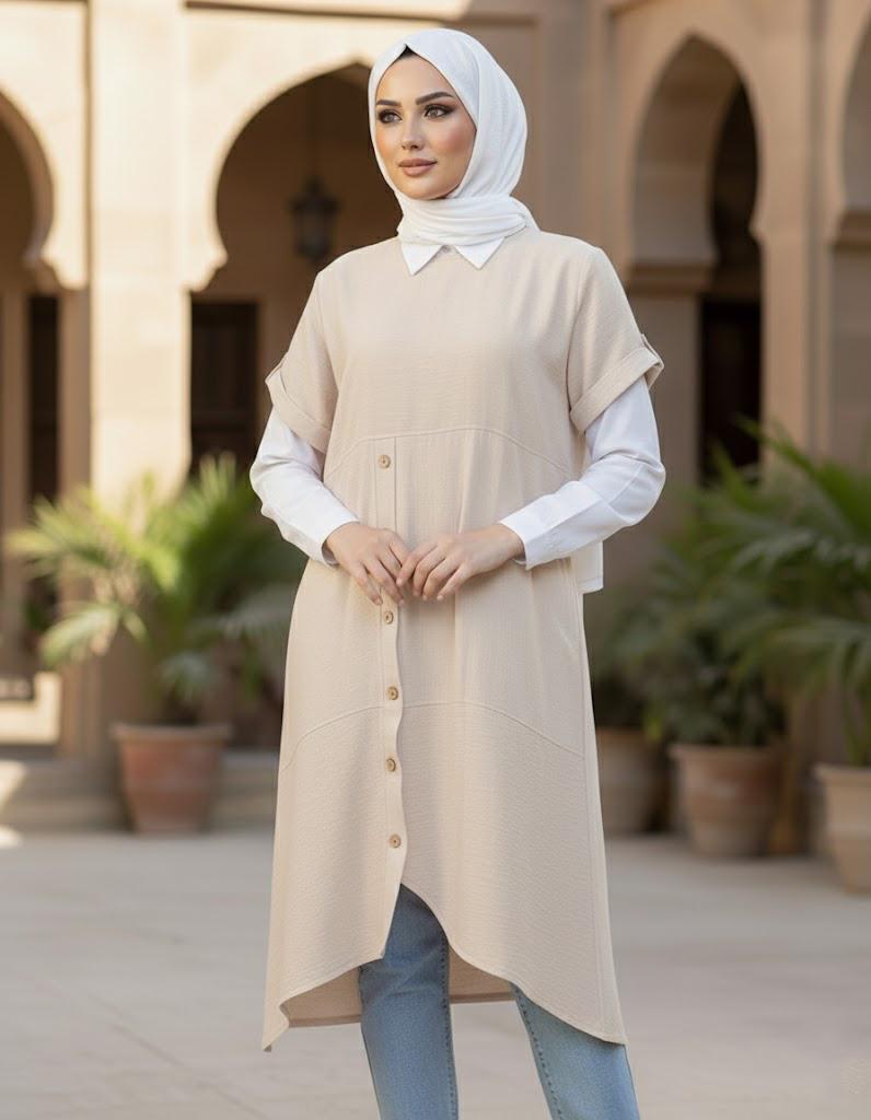 Mini Dress -ميني دريس كتان