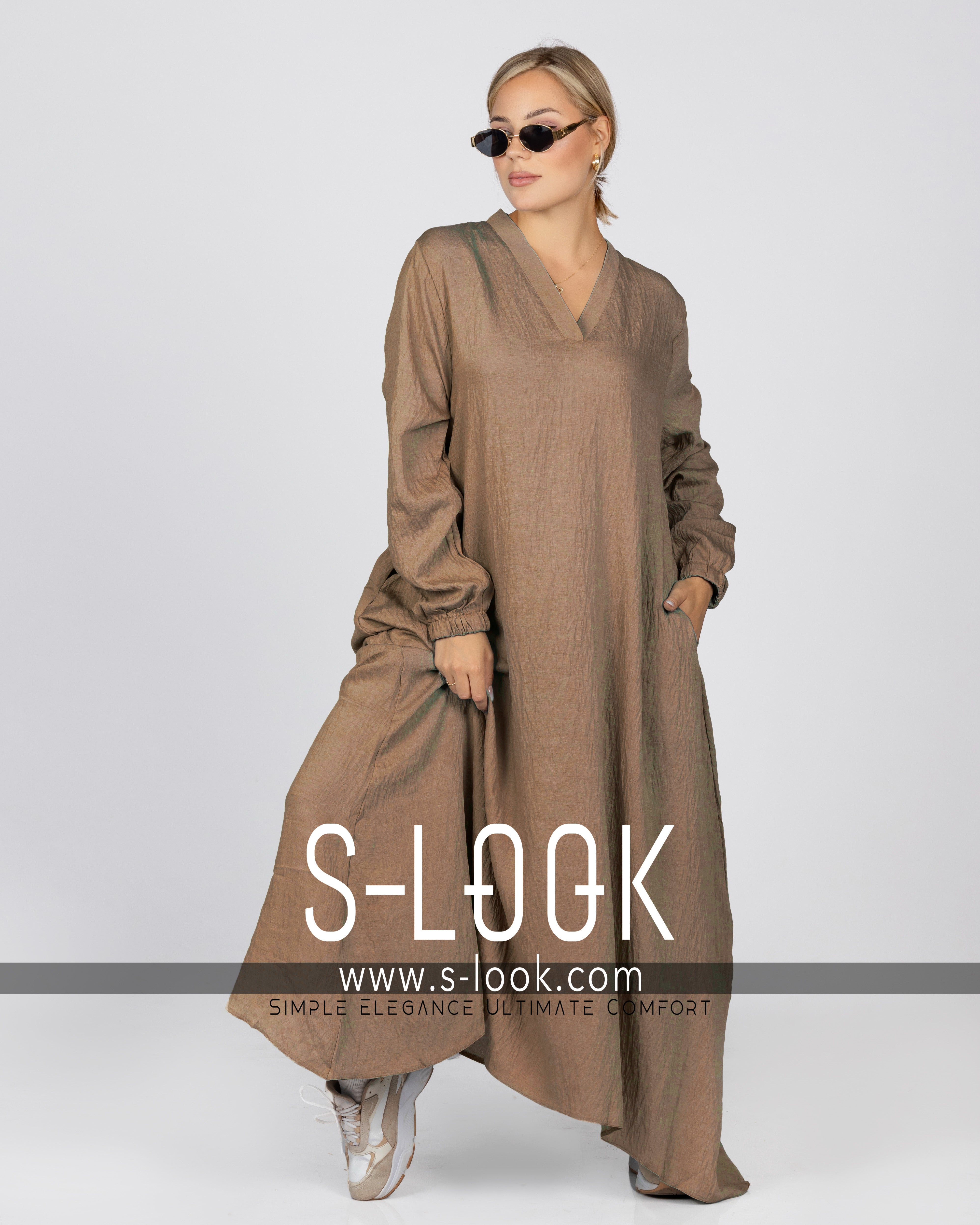 فستان كتان  - Linen dress
